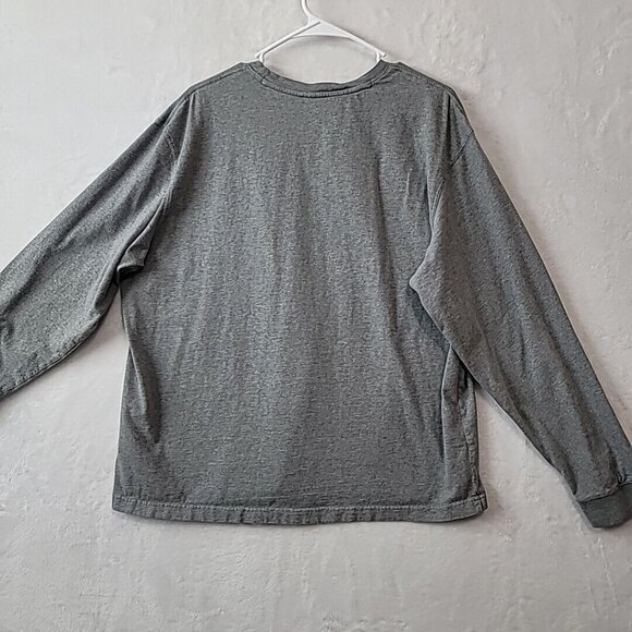 Eddie Bauer Men's Long Sleeve Shirt Size XL Crew Neck Pullover Knit Gray Outdoor - Picture 5 of 13